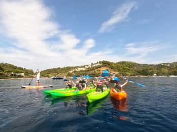Skiathos: Guidad tur med havskajak med badstopp
