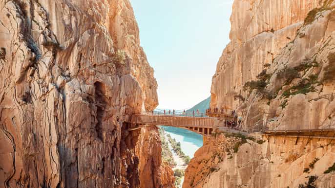 Caminito del Rey: senderismo guiado con tickets de acceso