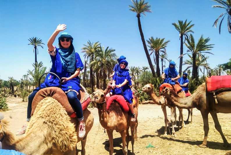 Marrakech: giro in cammello nell'oasi di Palmeraie
