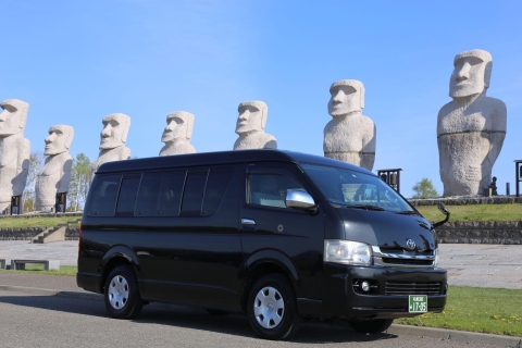 Transfer from CTS to Sapporo city center by minibus max 9 Private transfer