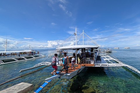 From Cebu: Island Hopping to 3 islands with BBQ lunch Shared Group Tour