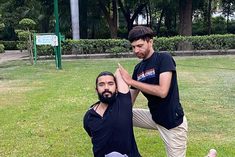 Nuova Delhi: Yoga rilassante al sole nei giardini di Lodhi