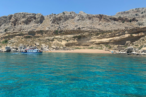 Segeltour um Lindos mit Essen und Trinken