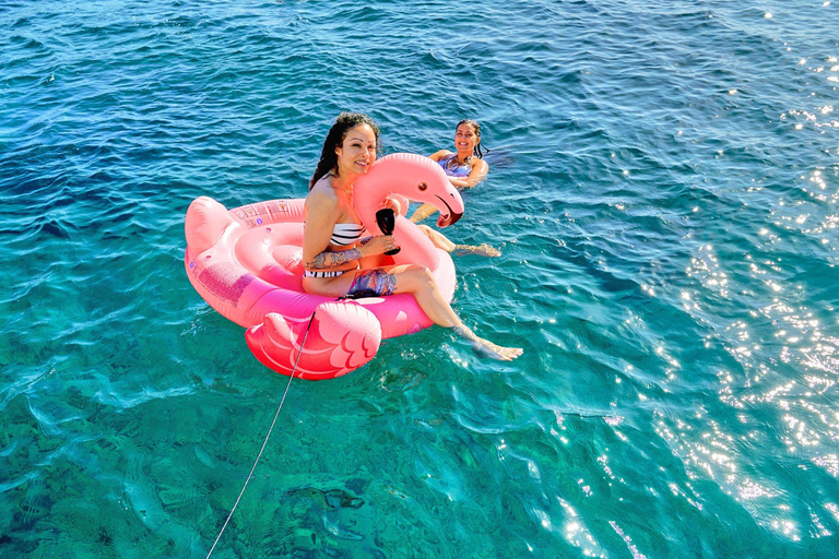 Rhodes Luxury Sunset Catamaran with Open Bar & Water Toys Sunset Luxury Catamaran with Open Bar, Snacks & Water Toys