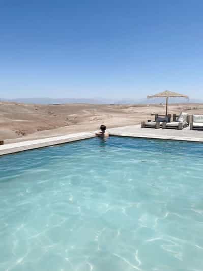 Marrakech: piscina nel deserto di Agafay e tour con pranzo - bivouac