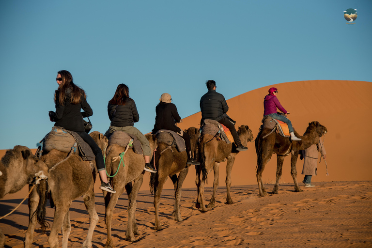 Circuit de 3 jours de Fès à Marrakech en passant par le désert de MerzougaCAMPEMENT STANDARD DANS LE DÉSERT DE MERZOUGA - DE FES A MARRAKECH