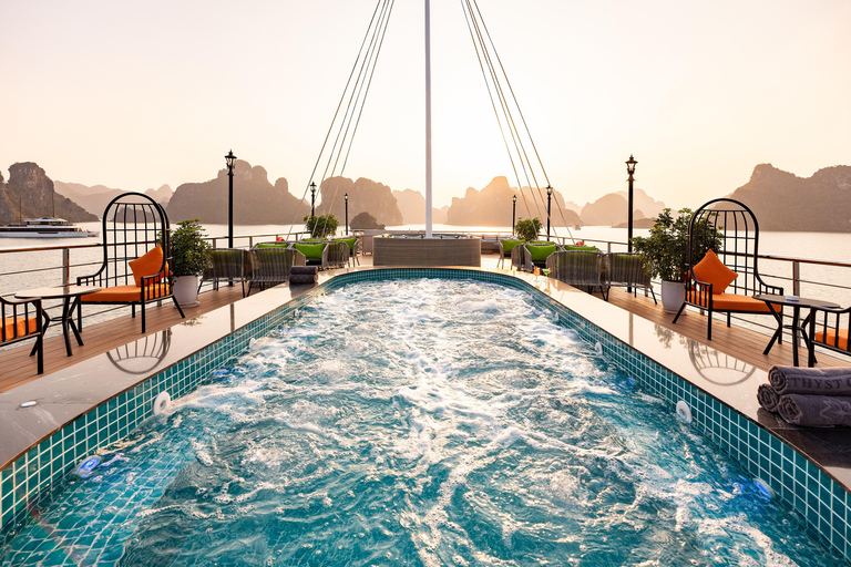 From Hanoi: Halong Bay Day Cruise with Kayak, Cave & Swim Halong Bay Day Cruise from Halong Port (No Transfer)