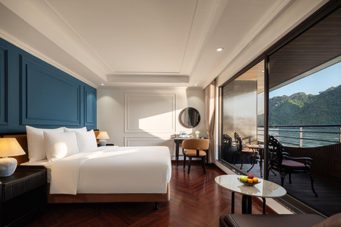 Ha Long Bay: Luxury Overnight Cruise 2D1N or 3D2N Ha Long Bay 3D2N & Shared Car Transfer