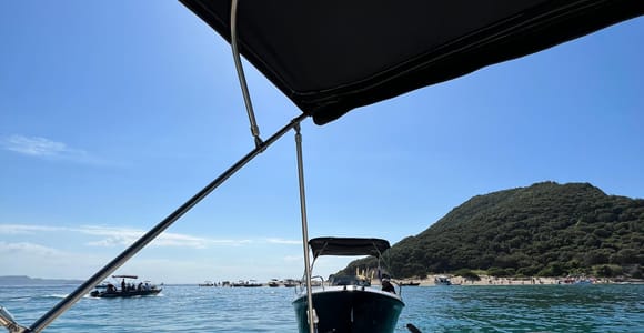 Laganas: Myzithres sunset experience with VIP speedboat