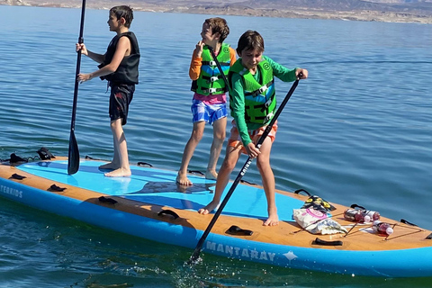 Lake Mead: Giant Paddle Board guided Tour includes 4 people