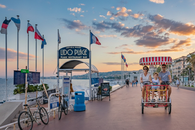 Nice: Rent a pedal cart along the Promenade des Anglais Nice: Rent a pedal boat along the Promenade des Anglais