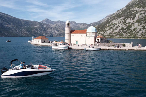 Kotor : Baie de Boka, Notre-Dame du Rocher et Grotte Bleue