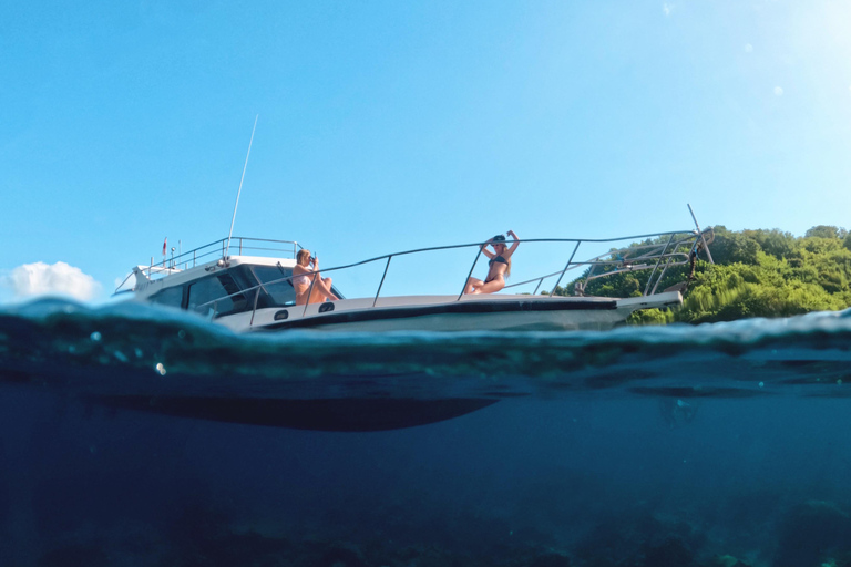 From Bali: Private Half-Day Snorkeling Tour to Nusa Penida Half Day Private Boat Trip with Hotel Transfers