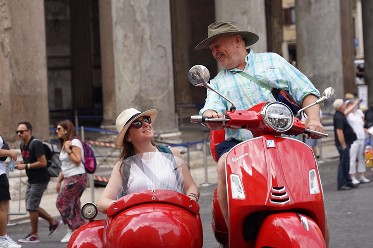 Rome Vespa Sidecar Tour: 90-Minute Panoramic Experience Shared Sidecar Experience
