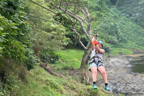 Nadi: Zipline, Waterfalls, and Jungle Safari Tour with Lunch