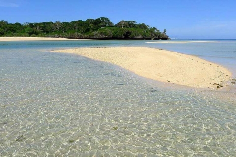 Biausevu-waterval en Natadola Beach Combo Tour in Fiji.