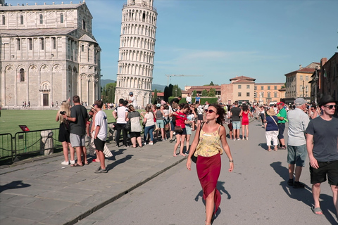 Toscana: Dagsutflykt till Pisa, Siena, San Gimignano och ChiantiEngelska - Dagsutflykt med lunch och vinprovning