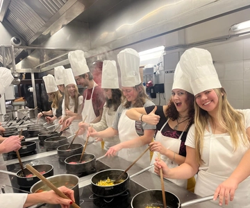 Siena: Pasta en Tiramisu kookles met wijn