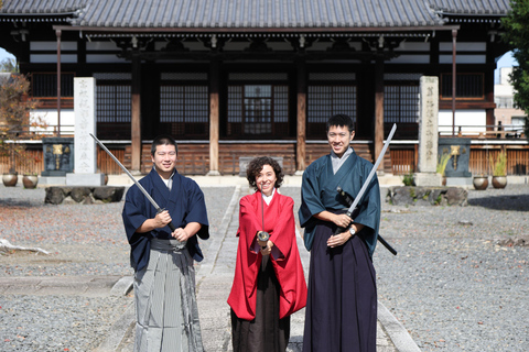 Kyoto: Samurai-Schwert-Erlebnis im Myokaku-ji-Tempel