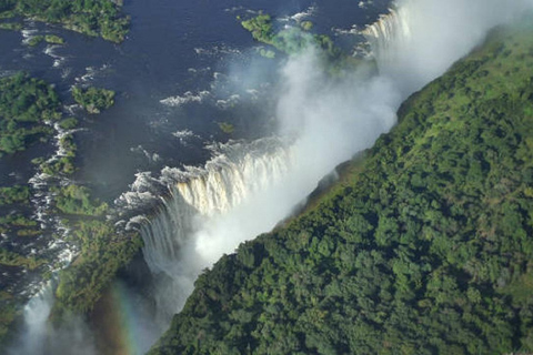 Aventura de lujo de un día en las cataratas Victoria con vuelo en helicóptero