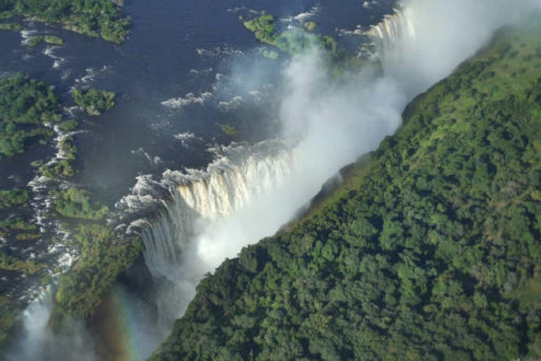 Aventura de lujo de un día en las cataratas Victoria con vuelo en helicóptero