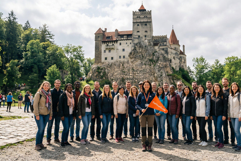Bucharest : Peles, Bran & Wednesday Castles + Brasov Tour COACH TOUR Audio guide in 24 languages