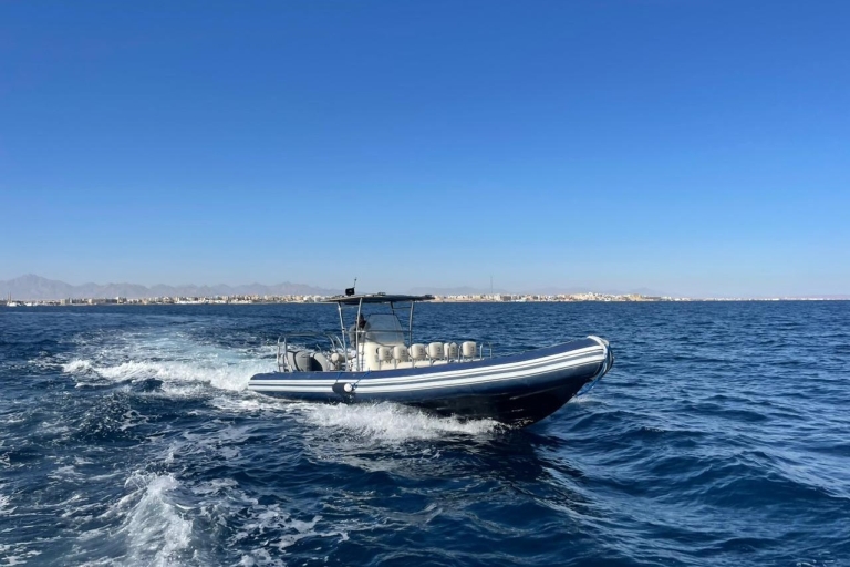 Hurghada : Sea Taxi Une aventure à grande vitesse vers les îlesTaxi maritime vers l'île d'Orange Bay