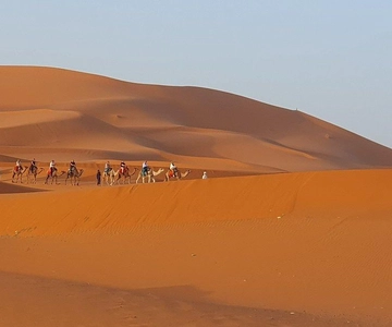Enveistur fra Fez til Merzouga (bare transport)