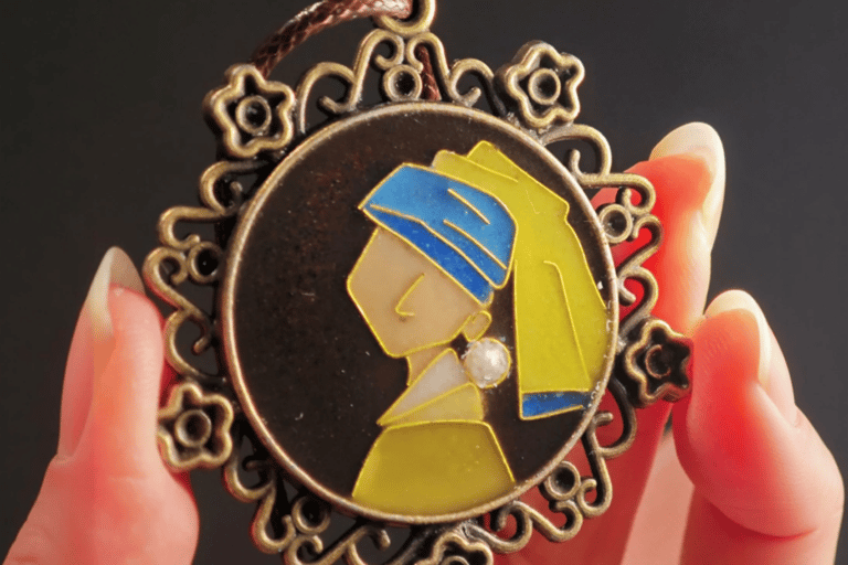 Guangzhou: Create Your Own Cloisonné Enamel Artwork Coaster or Bookmark
