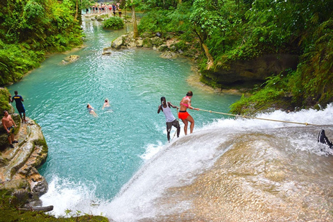 Blue Hole, Secret Falls, and Dunn's River Falls Combo Day-Tr