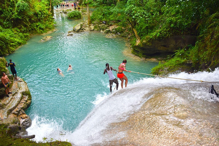 Blue Hole, Secret Falls, and Dunn's River Falls Combo Day-Tr