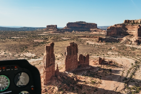 Moab : Excursion en hélicoptère dans l'arrière-pays des Arches