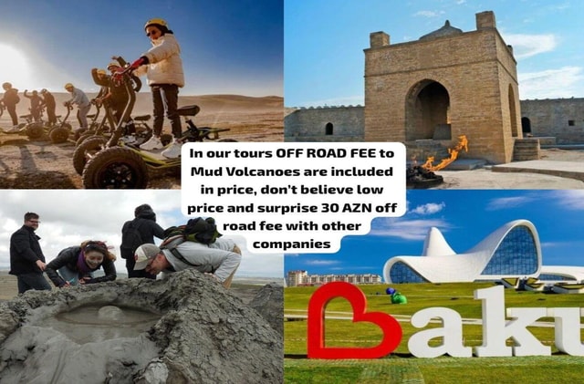 Baku: Gobustan-Absheron-Ezraider Tour Off-Road Fee/Lunch Inc