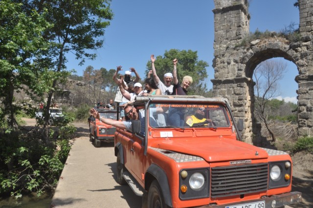 Visit Adventure in Green Canyon jeep safari with lunch included in Side, Turkey