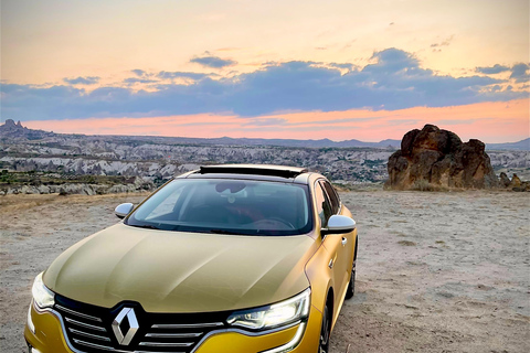 Cappadocia: Private Driver-Guided Tour -Hotel Pickup &Drop Fulll day -sunrise baloon -day tour-sunset tours, 3 in 1