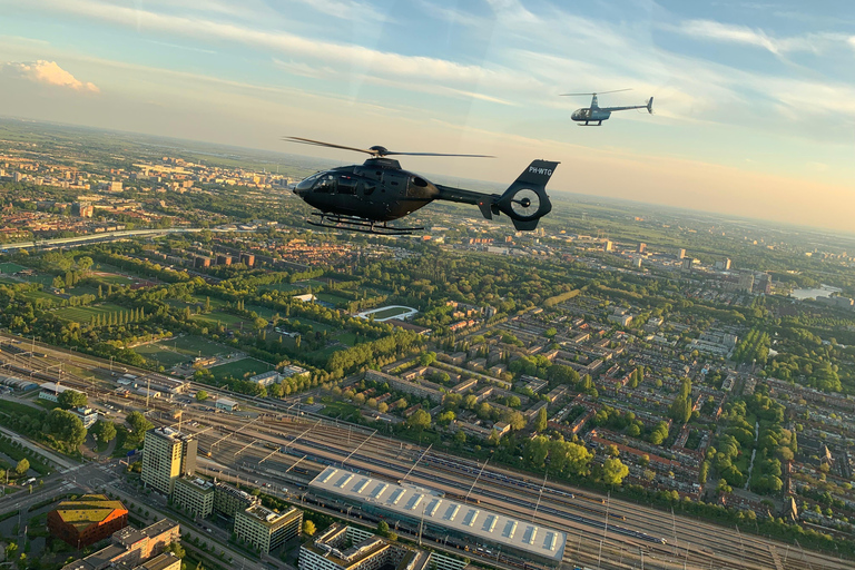 Holland highlight helicopter tour 4 passengers Holland highlight tour by helicopter