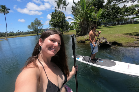 Hilo: visite guidée de la baie de Hilo et de l'île CoconutVisite guidée en SUP de Hilo Bay et Coconut Island