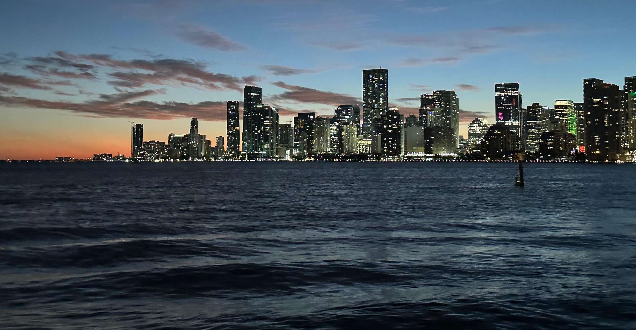 Miami Evening Boat Past Millionaire Homes on Water Taxi photo 10