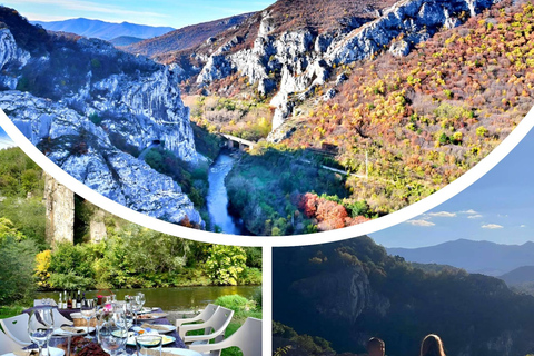 Sofia: Iskar Gorge Waterfall, Monastery, & Wine Picnic Romantic Private Day Tour from Sofia with Hotel Pickup