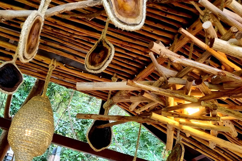 From Koh Samui: Tree Bridge Zipline and Café Experience