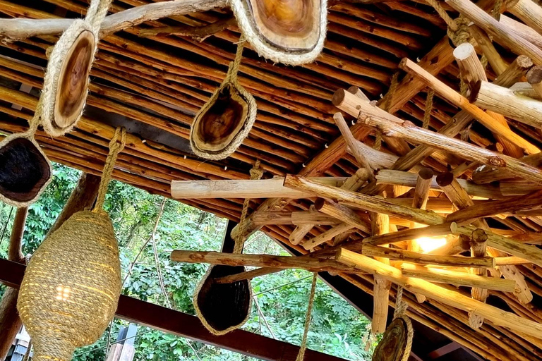 From Koh Samui: Tree Bridge Zipline and Café Experience