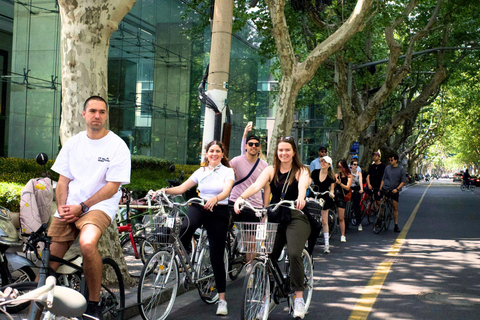 شنغهاي: جولة نصف يوم بالدراجة الكلاسيكية في البلدة القديمة (خيار ليلي)