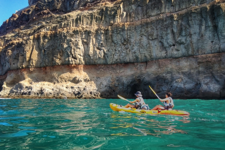 Kayak por las cuevas y acantilados de Mogán
