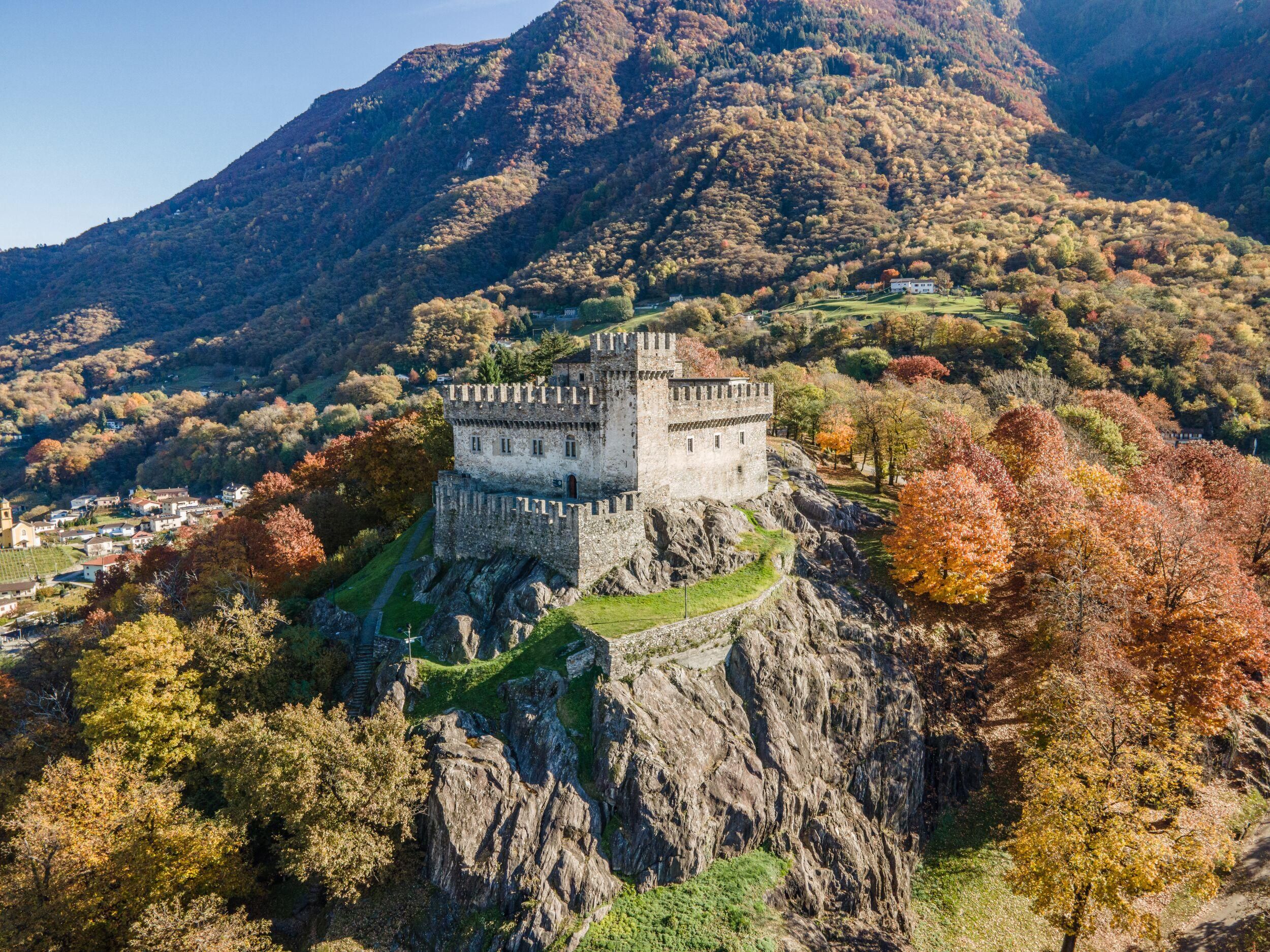 Eintrittskarte für die Burg Sasso Corbaro