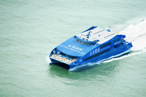 Hongkong: veerbootreis tussen Hongkong en MacauVeerboot van Hong Kong Island naar Macau (enkele reis)