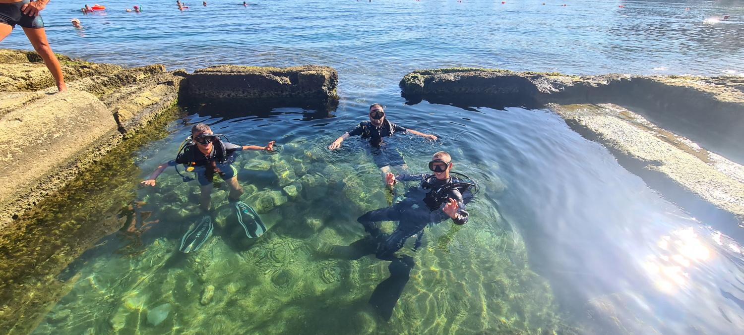 Malta, St. Paul's Bay: PADI-Schnuppertauchen für Anfänger