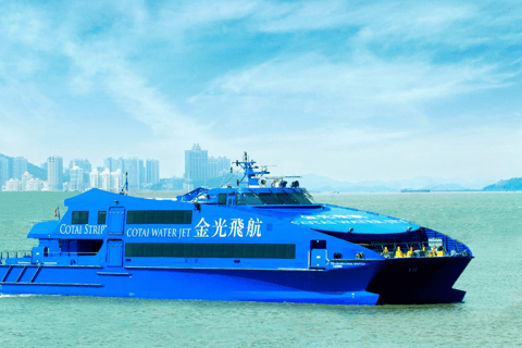 Hongkong: veerbootreis tussen Hongkong en MacauVeerboot van Hong Kong Island naar Macau (enkele reis)