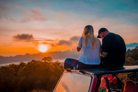 Mount Batur Jeep Sunrise - Black Lava & Breakfast Tour Ticket Hot Spring Only ( Meeting Point )