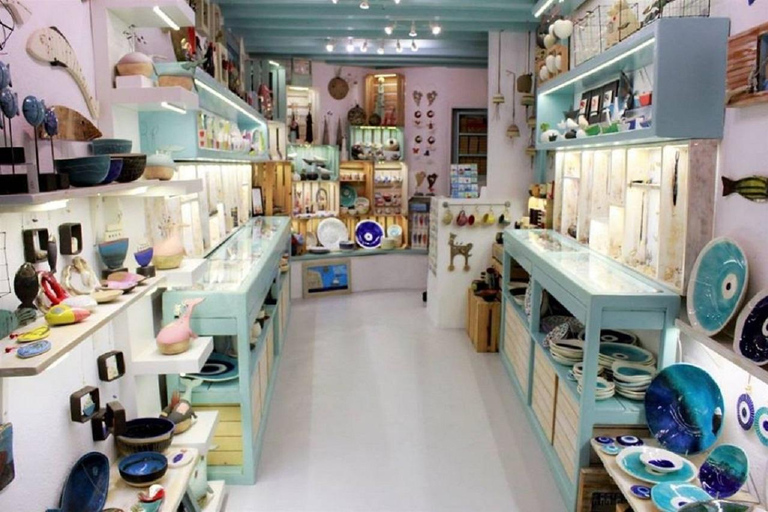 Promenade et shopping à l&#039;heure dorée dans la ville de MykonosFrançais | Promenade et shopping à l&#039;heure dorée dans la ville de Mykonos