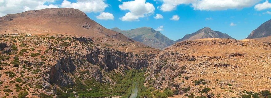 Réthymnon : plage de palmiers de Preveli, monastère et gorges de Kourtaliotiko